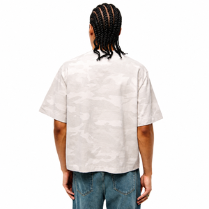 Camiseta de Manga Corta con Estampado de Camuflaje Extra Grande Personalizada para Hombre, 100% Algodón Jersey, Cuello Redondo, Estilo Casual - Product Image 2