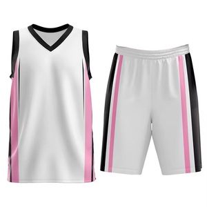 Unisex Basketball uniform V-<b>Neck</b> Sleeveless Moisture Wicking Sublimated Print Athletic Fit All Seasons White Blue Black Color - Product Image 3