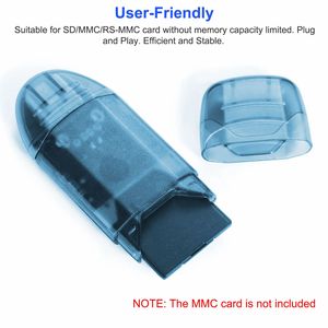 Lettore di Schede USB 2.0 ad Alta Velocità 480Mbps, Adattatore per Schede SD - Product Image 3