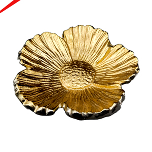 Bol en métal en forme de pomme de style royal pour la décoration de table, finition antique - Product Image 5