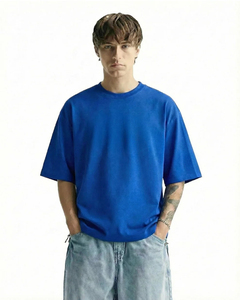 T-shirts imprimés pour hommes en coton biologique 100% de qualité supérieure, coupe oversize, style streetwear, vente en gros sur mesure - Product Image 1