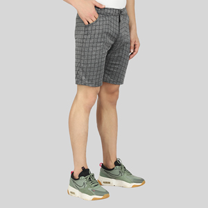 Shorts de sport pour homme noirs, séchage rapide, taille mi-haute élastique, avec poche latérale, polyester/coton - Product Image 3