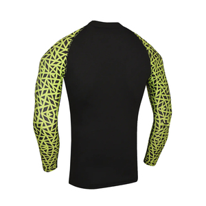 Vêtements de compression par sublimation MMA pour enfants, rashguard à manches longues en Spandex/Polyester, personnalisé pour garçons et filles - Product Image 2