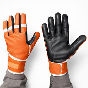 Professionnel de haute qualité en cuir Durable Baseball balle souple gants de frappe longue manchette gants de frappe pour l'entraînement de Baseball - Product Image 1