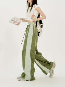 กางเกงจ็อกเกอร์ผ้าแคนวาสผสมโพลีเอสเตอร์/คอตตอน สำหรับผู้ชาย/ผู้หญิง สไตล์วินเทจ สีเข้ม เป็นมิตรกับสิ่งแวดล้อม กันยับ แห้งเร็ว คุณภาพสูง ปรับแต่งได้ - Product Image 2