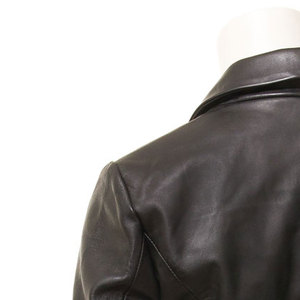 Custom <b>Women</b> Lambskin <b>Leather</b> <b>Jacket</b> <b>Vintage</b> Biker Motorcycle <b>Jacket</b> Supplier Double Breasted Blazer Full Sleeve - Product Image 2