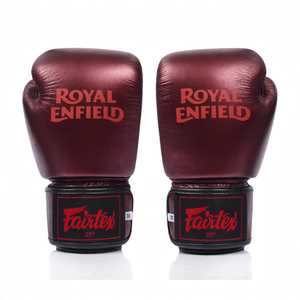 Nouveaux gants de boxe Fairtex en cuir vert personnalisés, modèle complet avec fermeture auto-agrippante et sangles réglables pour le kick-boxing et les arts martiaux - Product Image 4