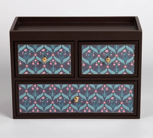 Eco-Friendly Wood Standing Non-Folding <b>Chest</b> Rack <b>Drawers</b> Hand Painted Multifunction Precision Storage Rectangular Design - Product Image 5