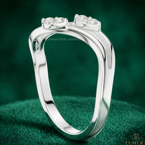 Fashion Open Design Diamond <b>Ring</b> <b>925</b> Sterling <b>Silver</b> Jewelry for Women Luxury Minimalist - Product Image 3