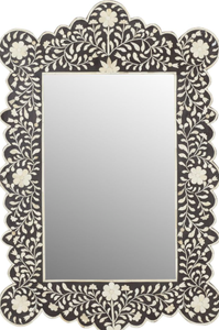 Miroir mural de luxe moderne de haute qualité avec incrustations en os pour la décoration intérieure, design artisanal écologique - Product Image 5