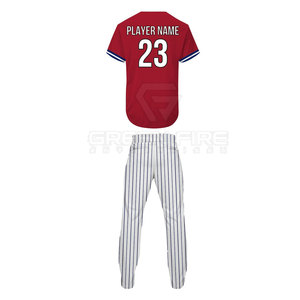 Uniforme de Béisbol Profesional al por Mayor - Logotipo Personalizado, 100% Poliéster, Secado Rápido y Transpirable, Nueva Llegada - Product Image 5