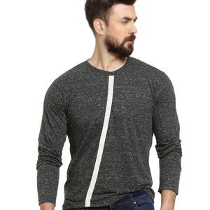 T-shirt à manches longues pour homme, personnalisable, grande taille, 100 % coton, anti-plis, t-shirts vierges personnalisables pour homme - Product Image 5