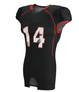 Wholesale Youth American Flag Football Uniforms Breathable Plus Size 100% Polyester Anti-Bacterial - Product Image 2
