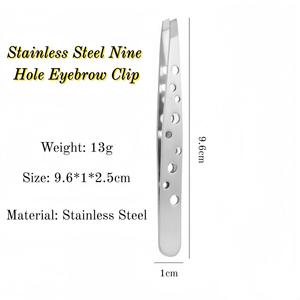 Stainless Steel High Quality Customizable Eyelash Tweezers Precision Smooth Tip Professional Makeup <b>Tool</b> - Product Image 4