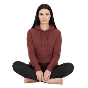 New Design Deep Amber Hoodie Thick 100% Cotton Fleece Pullover Luxury Streetwear Slim Fit Heavyweight Sweatshirt Sweatsuit hoodi - Product Image 1