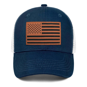 Gorra Trucker Negra con Bloques de Color, Unisex, Ajustada, con Malla Trasera, Casual, de 6 Paneles, con Decoración de Perlas, 100% Poliéster, para Uso Deportivo en las Cuatro Estaciones - Product Image 4