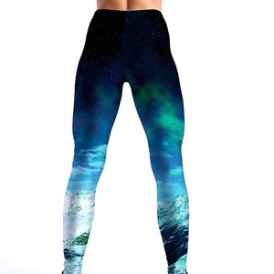 Leggings Deportivos Transpirables y Ecológicos de Cintura Media para Mujer, Hechos a Medida con Sublimación, para Yoga, Gimnasio y Uso Casual - Product Image 3