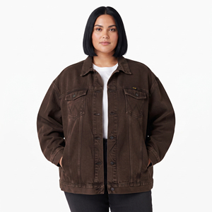 Womens Washed <b>Denim</b> Trucker <b>Jacket</b> Full Sleeve Turn-down Collar <b>Denim</b> Style Outerwear Jeans Plus Size <b>Denim</b> <b>Jackets</b> Ladies - Product Image 4