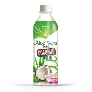 Boisson aromatisée à l'ananas, au fruit de la passion, à la mangue et à la noix de coco Tan Aloe Vera 500ml en bouteille PET, faible en gras, 100% pure, 10 Brix, à secouer bien avant consommation - Product Image 4