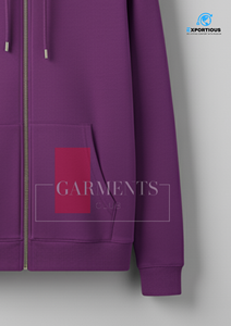 Custom Full Zip Hoodie Manufacturer Premium Cotton Fleece Streetwear Hoodie Supplier OEM Private Label Winter Fashion Hoodie - Product Image 1