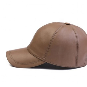 Gorra de Cuero Genuino de Primera Calidad, Diseño Personalizado al por Mayor, Cuero Vacuno Genuino, Más Vendida, para Hombre, Servicio OEM - Product Image 2