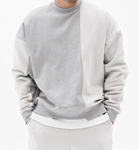 Sweat-shirts en coton personnalisés unisexes pour hommes, style streetwear décontracté, haute qualité, design uni avec strass, écologiques et tendance - Product Image 1