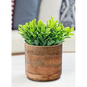 Vases et pots à fleurs en bois de manguier, fabrication sur mesure, vente en gros |   Aqdus Saleem Inde - Product Image 3