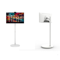Android Smart TV Mobile Monitor 24 27 32 Inch Portable Touch Screen Rotating Display Kiosk Built In Battery Stand Board