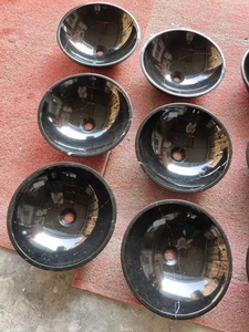 Lavabo da bagno in pietra naturale Nero lucido a superficie solida Nero marmo Nero lavabo in pietra - Product Image 2