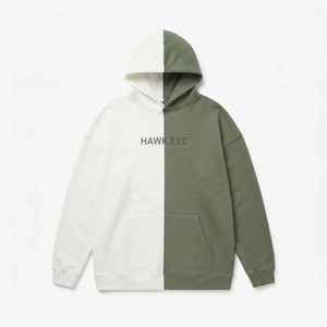 <b>Women</b> Color Block Oversized Hoodie <b>Long</b> Sleeve Drop Shoulder Pullover <b>Sweatshirt</b> - Product Image 6