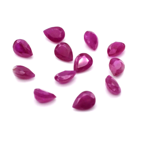 Perles de rubis naturels africains non traités, calibrées 5x7mm, pierres précieuses de rubis naturelles facettées pour la fabrication de bijoux, prêtes à l'emploi - Product Image 5