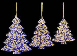 Ornement de Noël floral créatif de luxe de haute qualité, décoration de sapin en plastique pour la décoration intérieure des fêtes - Product Image 2