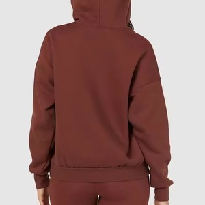 Autumn Women's 2-Piece Hooded Printed Velour Tracksuit Set with <b>Crop</b> <b>Top</b> and Jogging Pants - Product Image 2