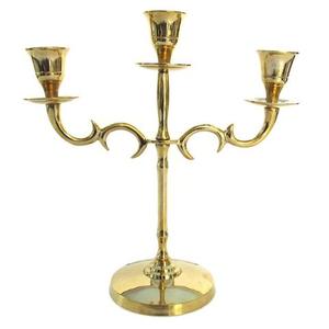 Candelabro de Metal Dorado de 3 Brazos para Navidad, Decoración Interior de Lujo, Iluminación Romántica para Mesa de Comedor, Candelabro Clásico para Decoración del Hogar - Product Image 3
