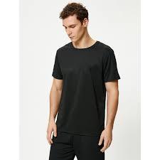 T-shirt de sport personnalisé pour homme |   T-shirt de performance marron mélangé effet dégradé |   Haut technique à séchage rapide avec bande contrastante - Product Image 3