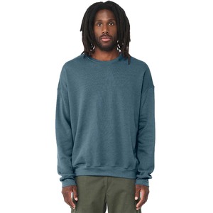 Loose Fit Cotton Crewneck <b>Sweatshirt</b> Unisex Style Small Med Unisex - Product Image 5