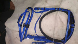 QUIERE VENDER Brida de caballo de PVC para montar Brida de caballo colorida COLOR AZUL ROJO VERDE AMARILLO EN DÓLAR 8 TAMAÑO mazorca completa Shetland - Product Image 4