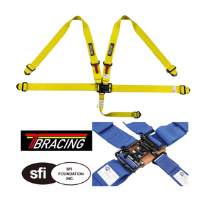 Cinturón de Seguridad de Carreras SF 502 con Logotipo Personalizado, Certificado SFI, Arnés de 5 Puntos, Poliéster de Alta Resistencia, OEM, ODM, Venta al por Mayor, 16 Colores - Product Image 1