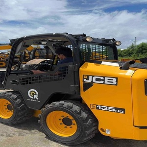 จัดส่งฟรี JCB EPA CE รับรองมาตรฐาน รถตักล้อยางแบบสกิดสเตียร์ พร้อมกระบอกไฮดรอลิก Eaton มอเตอร์ปั๊มเกียร์บ็อกซ์ เกียร์ PLC - Product Image 1