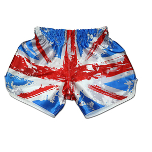 Shorts de Muay Thai à coupe large, légers, pour l'entraînement, MMA, boxe, kickboxing, athlétisme, taille personnalisée, design sur mesure - Product Image 3