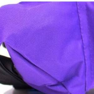 Unisex Purple Nylon Waist Bag With Zipper Closure For Daily Use - Product Image 4