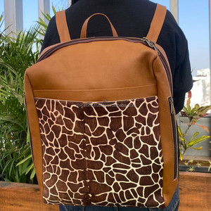 Nouveau Haute Qualité Durable En Cuir Véritable Femmes Étudiants Sac À Dos Imprimé Animal Multi-Fonctionnel Grand Convertible Voyage Sac À Dos - Product Image 3