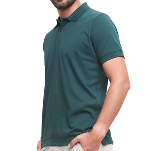 Polo de Poliéster Personalizado con Logotipo para Hombre, Jersey de Manga Corta de Secado Rápido, Transpirable, Tejido, Bordado, con Patrón de Jersey de Golf, ODM - Product Image 3