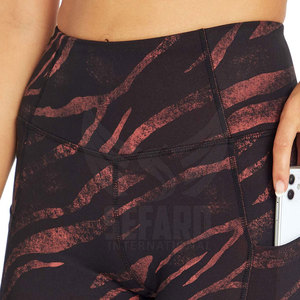 Leggings de yoga respirants à transfert thermique pour femmes, pantalons de fitness de haute qualité, impression intégrale personnalisée, vêtements de sport - Product Image 2