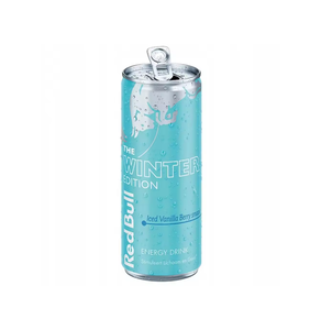 Red Bull Edición Invierno Vainilla y Frutos Rojos Helados, Paquete de 24 Latas de 250ml con 0.1g de Sal por 100ml para Equilibrio Electrolítico, Disponible para Exportación - Product Image 3