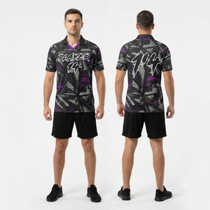 Sublimated 7v7 Football Jersey Premium Athletic Team Uniform Custom American Football <b>Shirt</b> with Personalized Name Number - Product Image 2