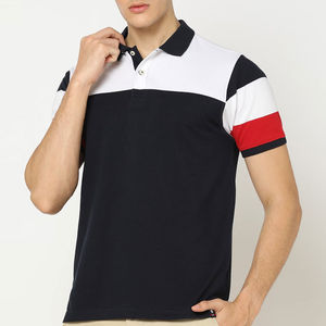 T-shirt Homme d'été de haute qualité, couleur unie, respirant, avec poche, en Spandex/Coton, idéal pour l'extérieur - Product Image 1