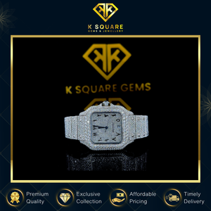 Proveedor Mayorista de Relojes de Lujo de Diseño, Automáticos, de Cuarzo, Resistentes al Agua, de Acero Inoxidable, con Cristal de Zafiro y Diamantes Moissanite - Product Image 6