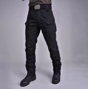 Men's Woven Allover Printed <b>Cargo</b> Pants Men Elastic Waistband Jogger Straight <b>Camouflage</b> Outdoor Overall Trousers - Product Image 4