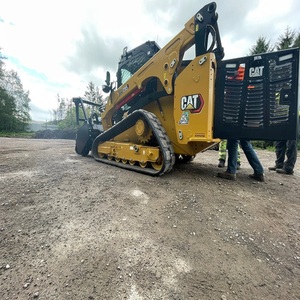 For Diesel Skid Steer Loader PLC Forestry Mulcher Durable <b>Hydraulic</b> Brush <b>Cutter</b> Attachment Tree Clearing Land Equipment Machine - Product Image 3